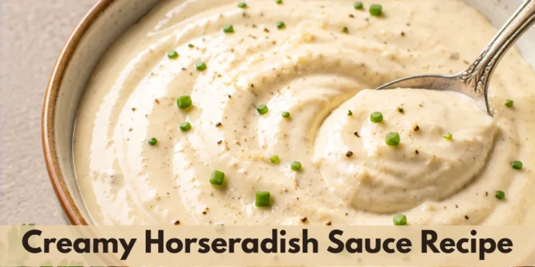 Creamy Horseradish Sauce Recipe