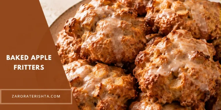 Freshly baked golden-brown apple fritters naturally stacked on a neutral tabletop, beautifully accented with subtle hints of cinnamon and fresh apples for a warm, homemade feel.