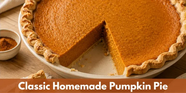 classic homemade pumpkin pie