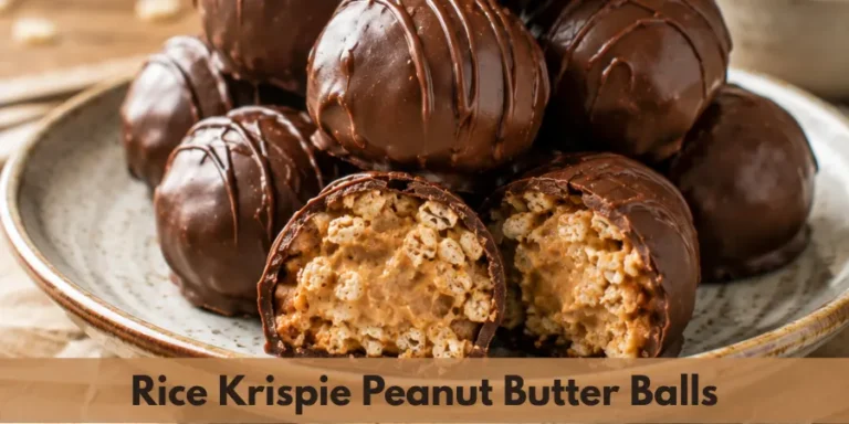 rice krispie peanut butter balls