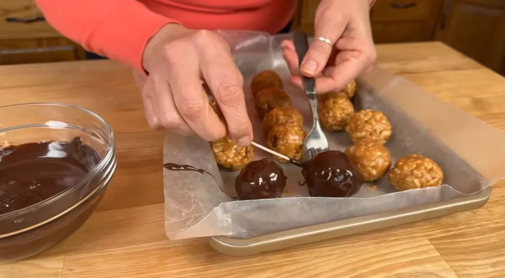 rice krispie peanut butter balls