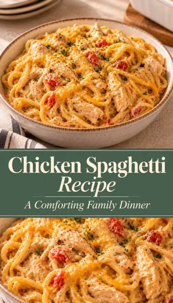Homemade Chicken Spaghetti for a Comforting Family Dinner